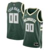 milwaukee bucks nike unisex swingman custom jersey hunter green icon edition 2990 gksat.jpg