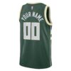 milwaukee bucks nike unisex swingman custom jersey hunter green icon edition 9074 isxin.jpg