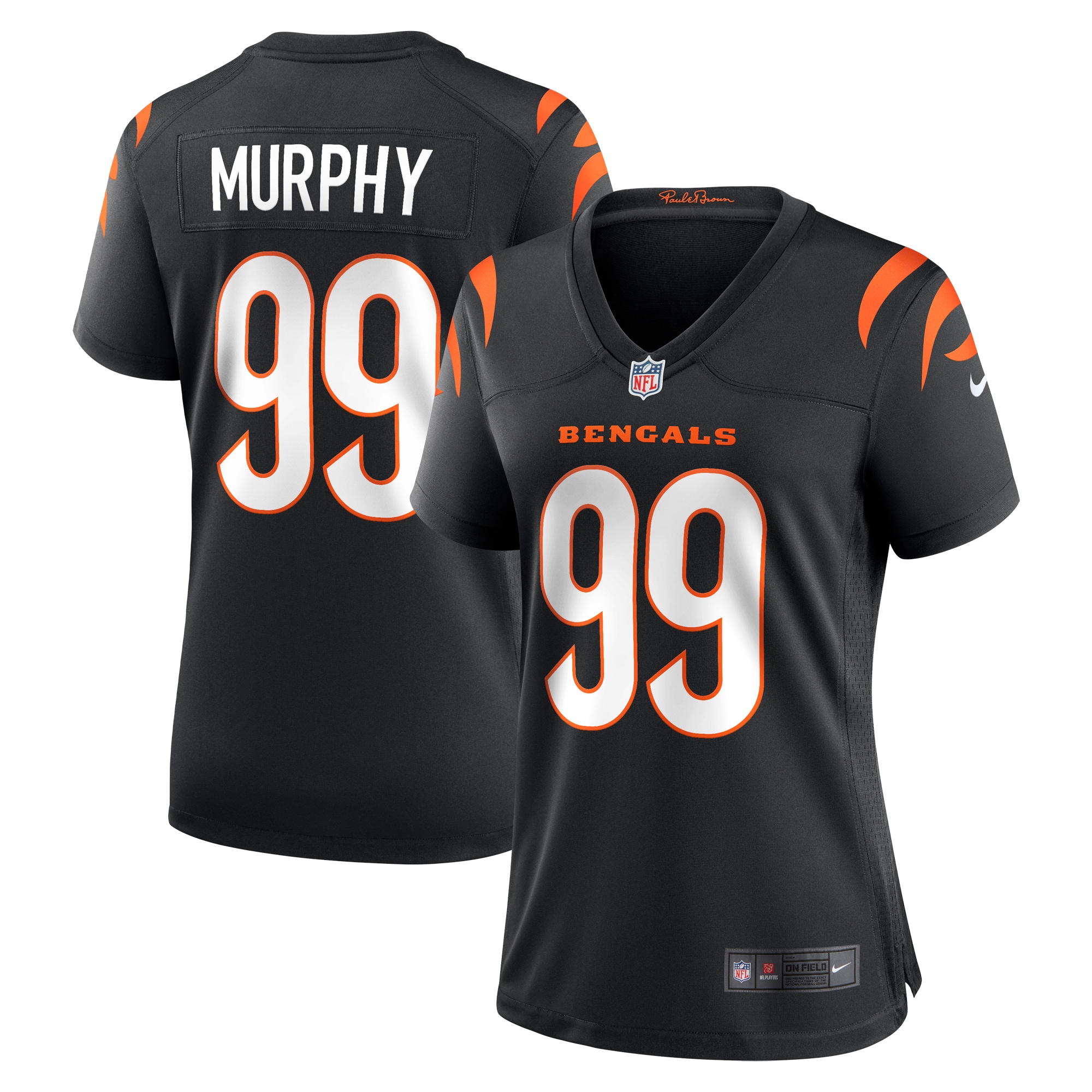 myles murphy cincinnati bengals nike womens team game jersey black 8271 seell.jpg