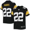 najee harris pittsburgh steelers nike youth game jersey black 1970 vwyji.jpg
