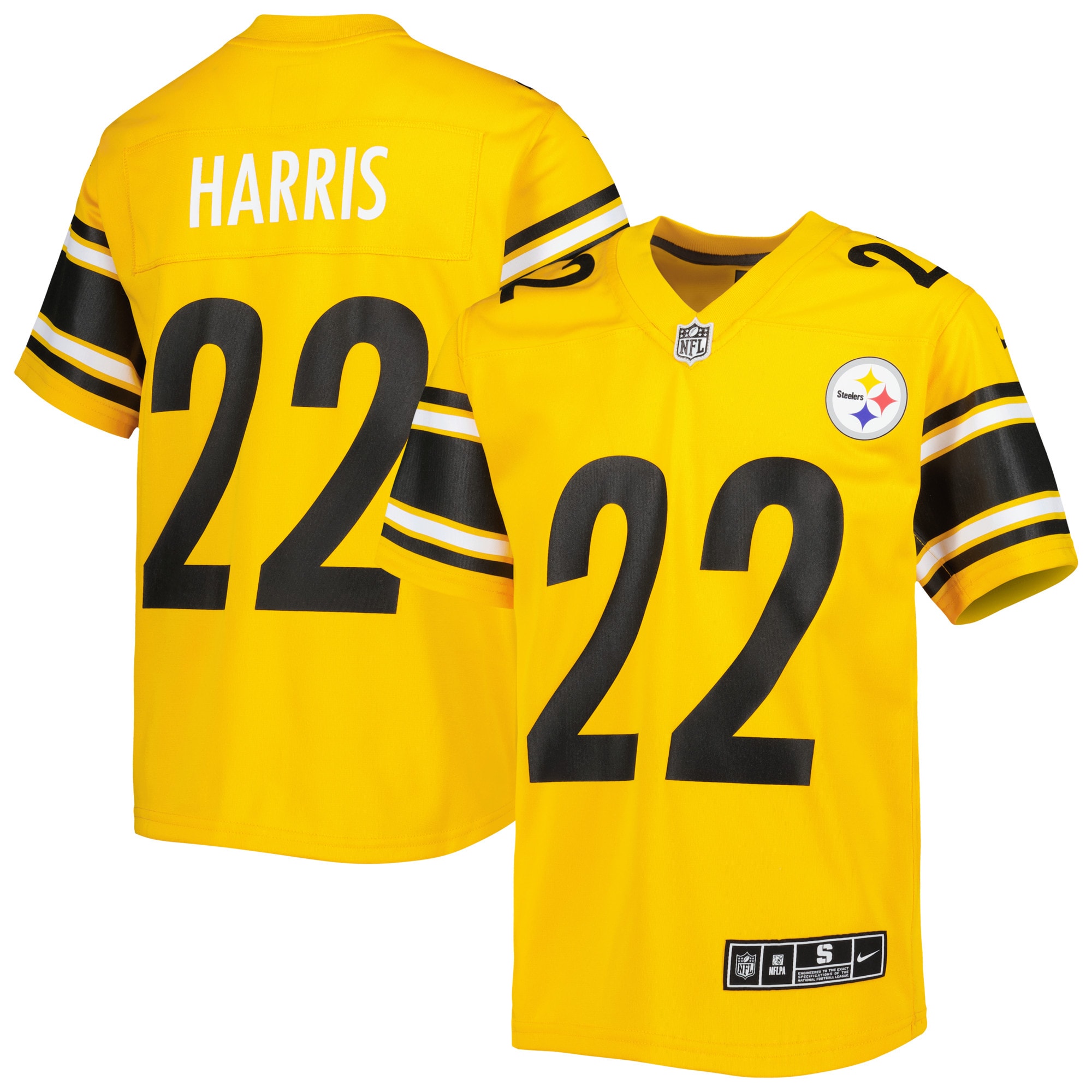 najee harris pittsburgh steelers nike youth inverted game jersey gold 8429 po57h.jpg