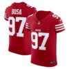 nick bosa san francisco 49ers nike vapor f.u.s.e. elite jersey scarlet 6265 c2zg2.jpg
