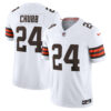 nick chubb cleveland browns nike vapor f.u.s.e. limited jersey white 7297 klo9h.jpg