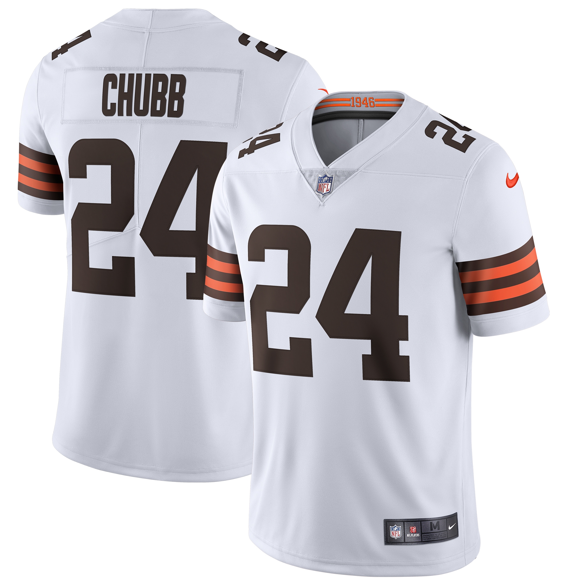 nick chubb cleveland browns nike vapor limited jersey white 8534 xdtva.jpg