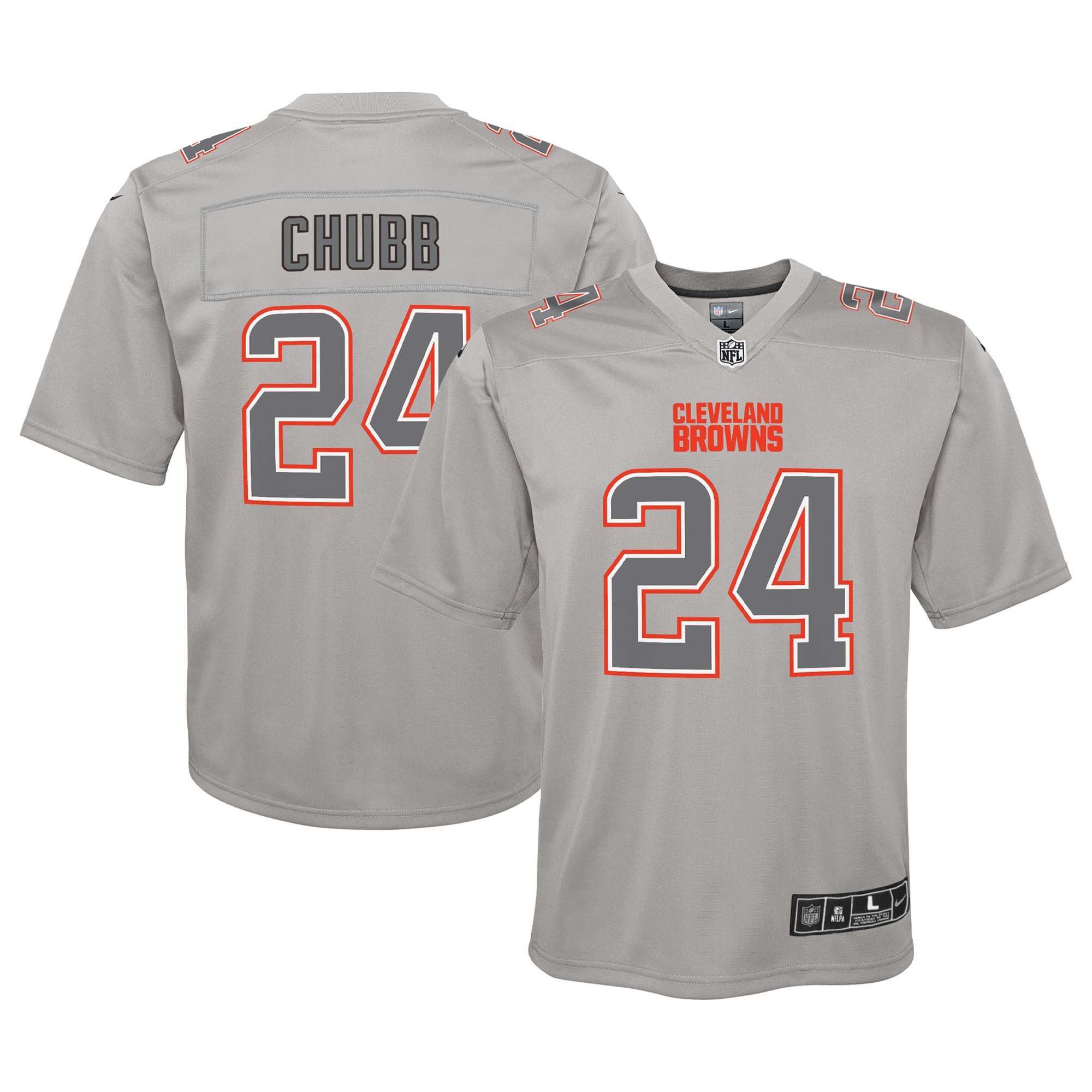 nick chubb cleveland browns nike youth atmosphere game jersey gray 4818 z8bem.jpg