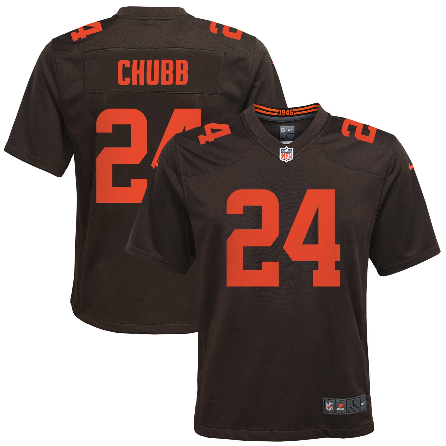 nick chubb cleveland browns nike youth game jersey brown 7214 zgar7.jpg