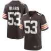 nick harris cleveland browns nike game jersey brown 3678 h0zqb.jpg