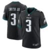 nolan smith philadelphia eagles nike alternate game jersey black 3252 8irue.jpg