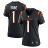 number 1 bride cincinnati bengals nike womens game jersey black 8101 8l3g2.jpg