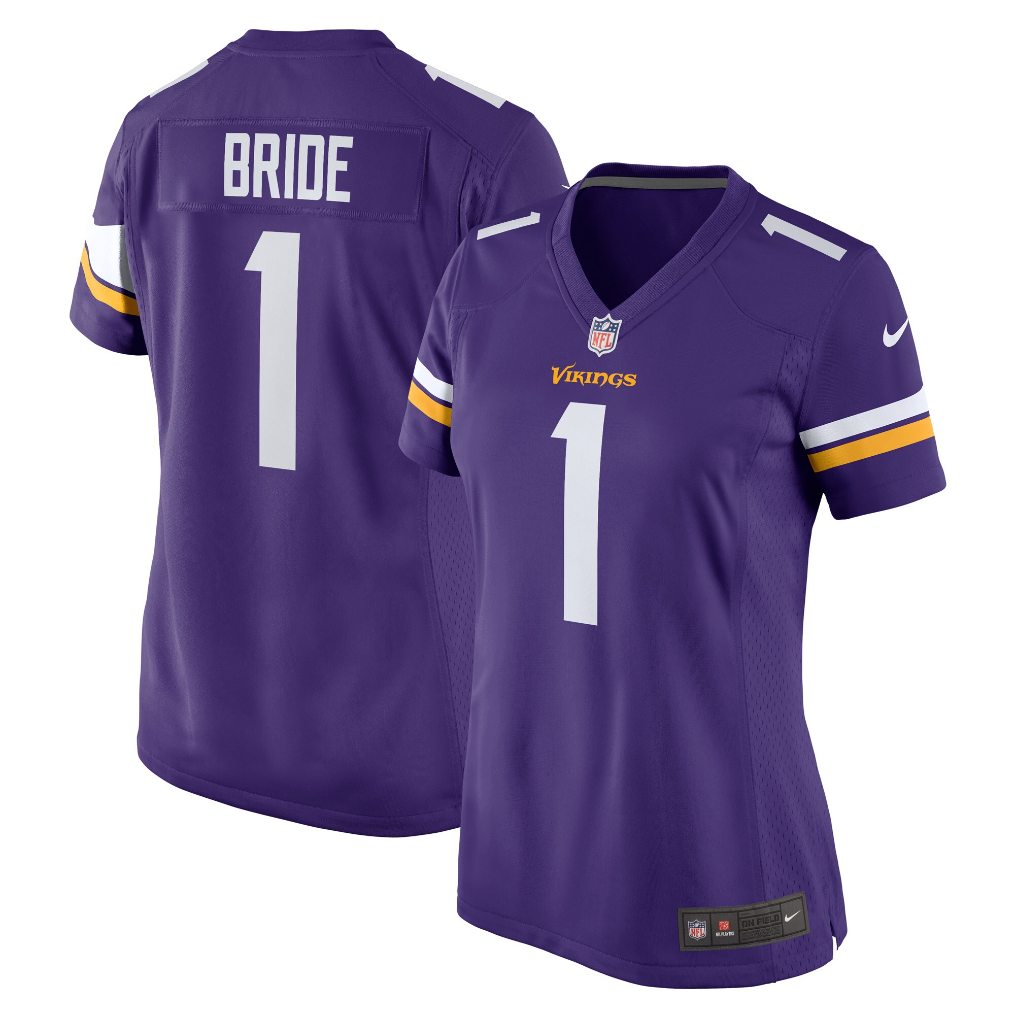 number 1 bride minnesota vikings nike womens game jersey purple 7575 uullt.jpg