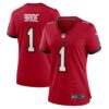 number 1 bride tampa bay buccaneers nike womens game jersey red 2856 yvolf.jpg