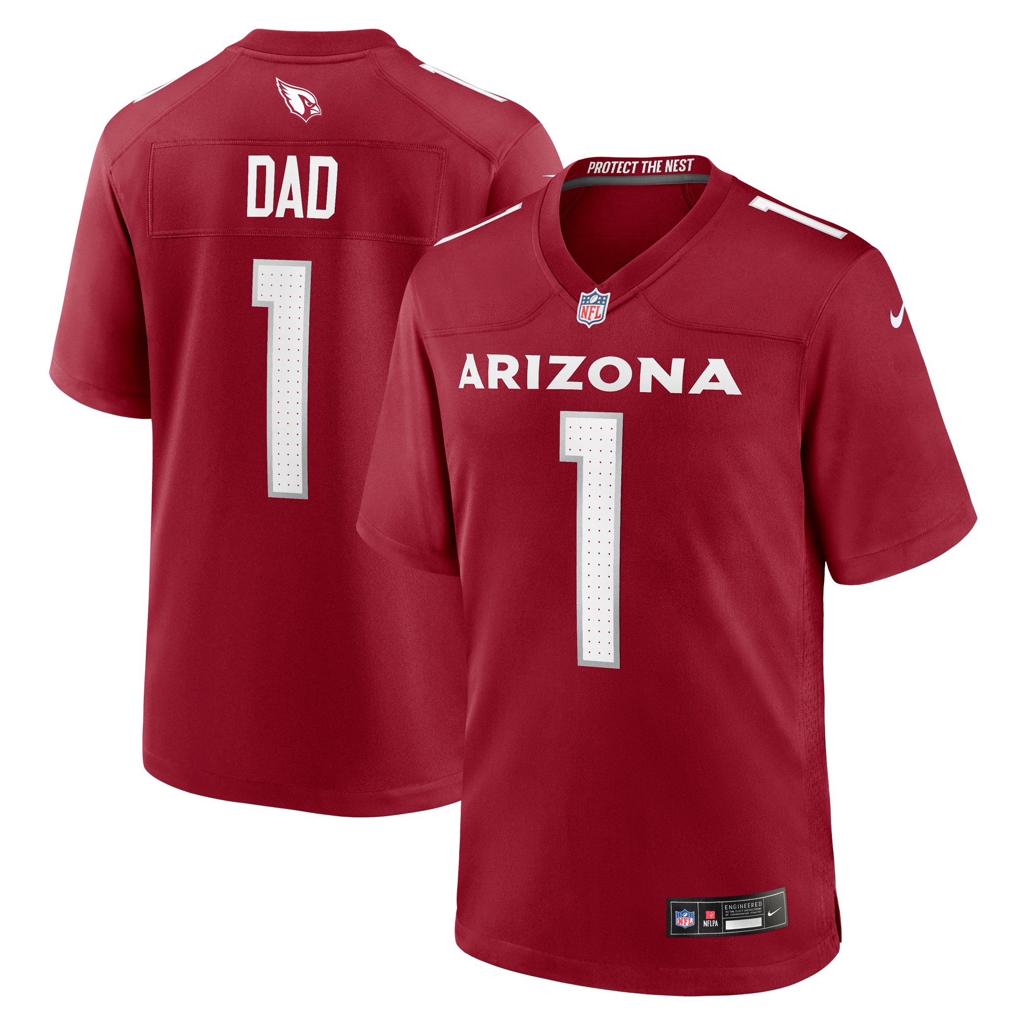 number 1 dad arizona cardinals nike game jersey cardinal 5151 drmon.jpg