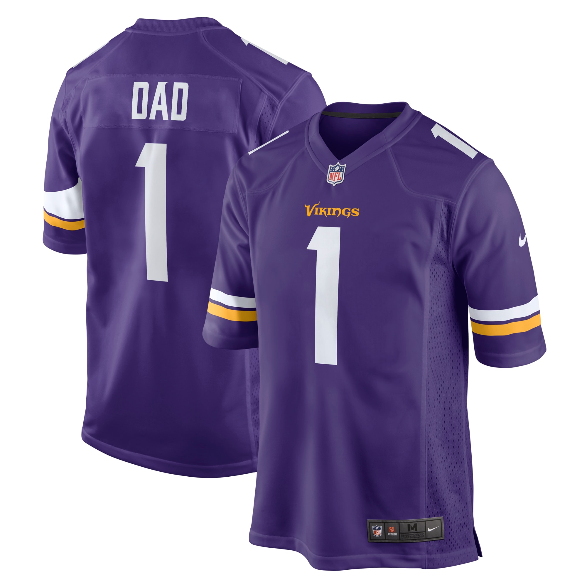number 1 dad minnesota vikings nike game jersey purple 7664 nglyi.jpg