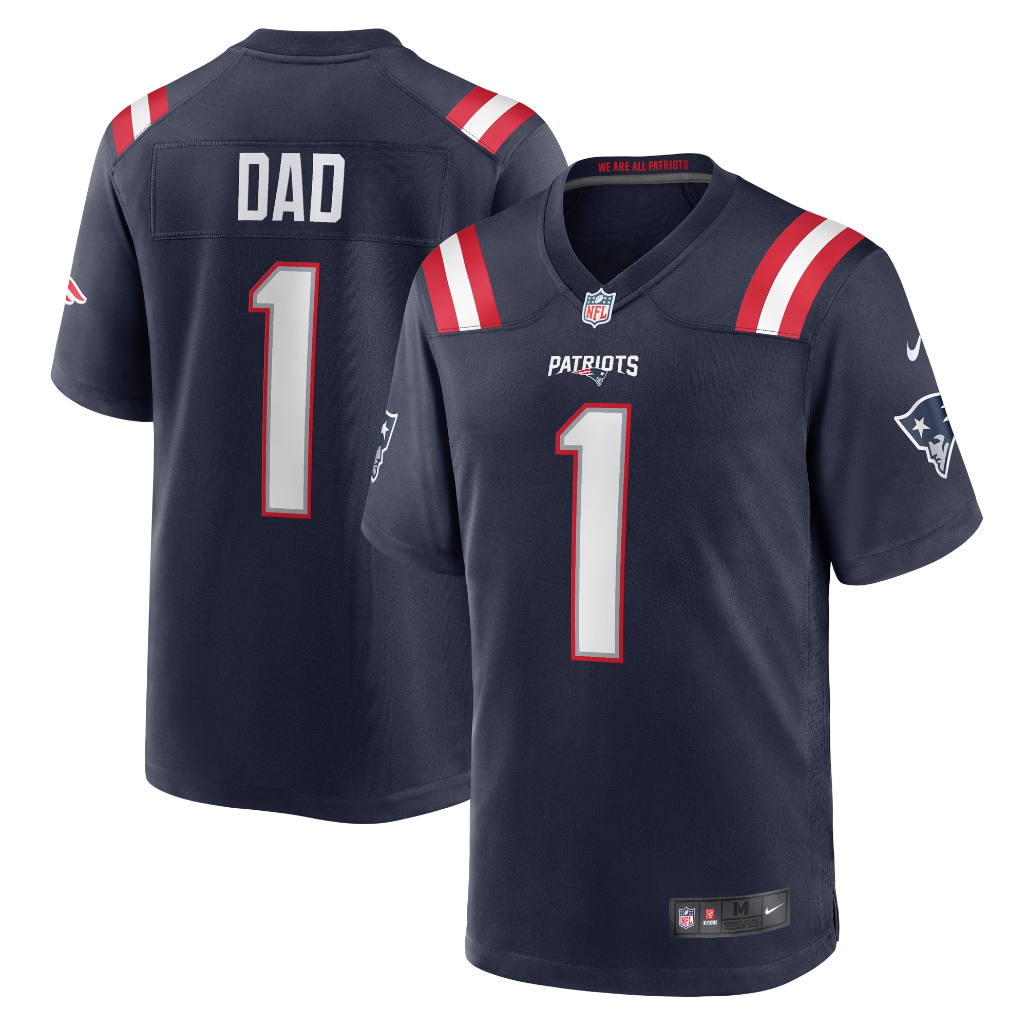 number 1 dad new england patriots nike game jersey navy 5688 ke7wt.jpg