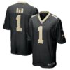 number 1 dad new orleans saints nike game jersey black 8046 fzwwf.jpg