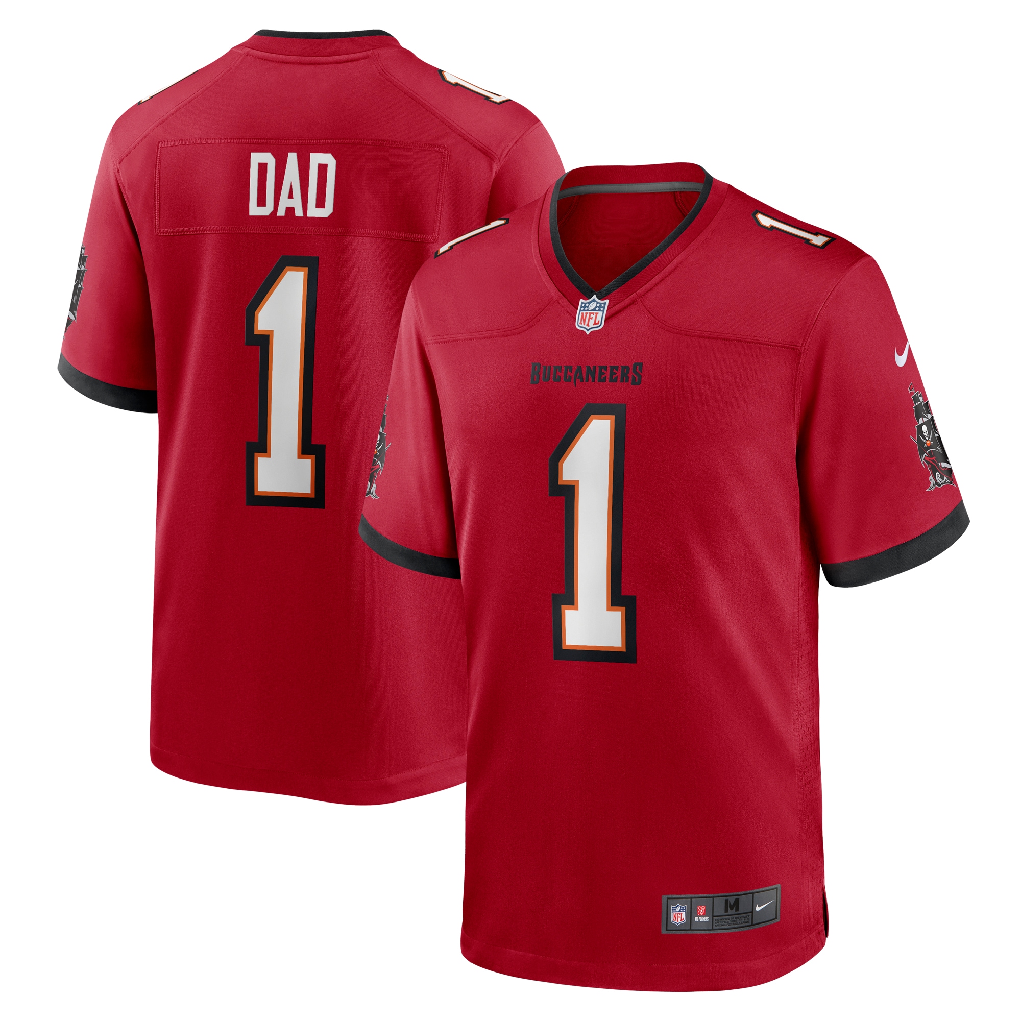 number 1 dad tampa bay buccaneers nike game jersey red 9117 nb0mq.jpg