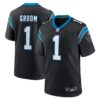 number 1 groom carolina panthers nike game jersey black 3347 7qm63.jpg