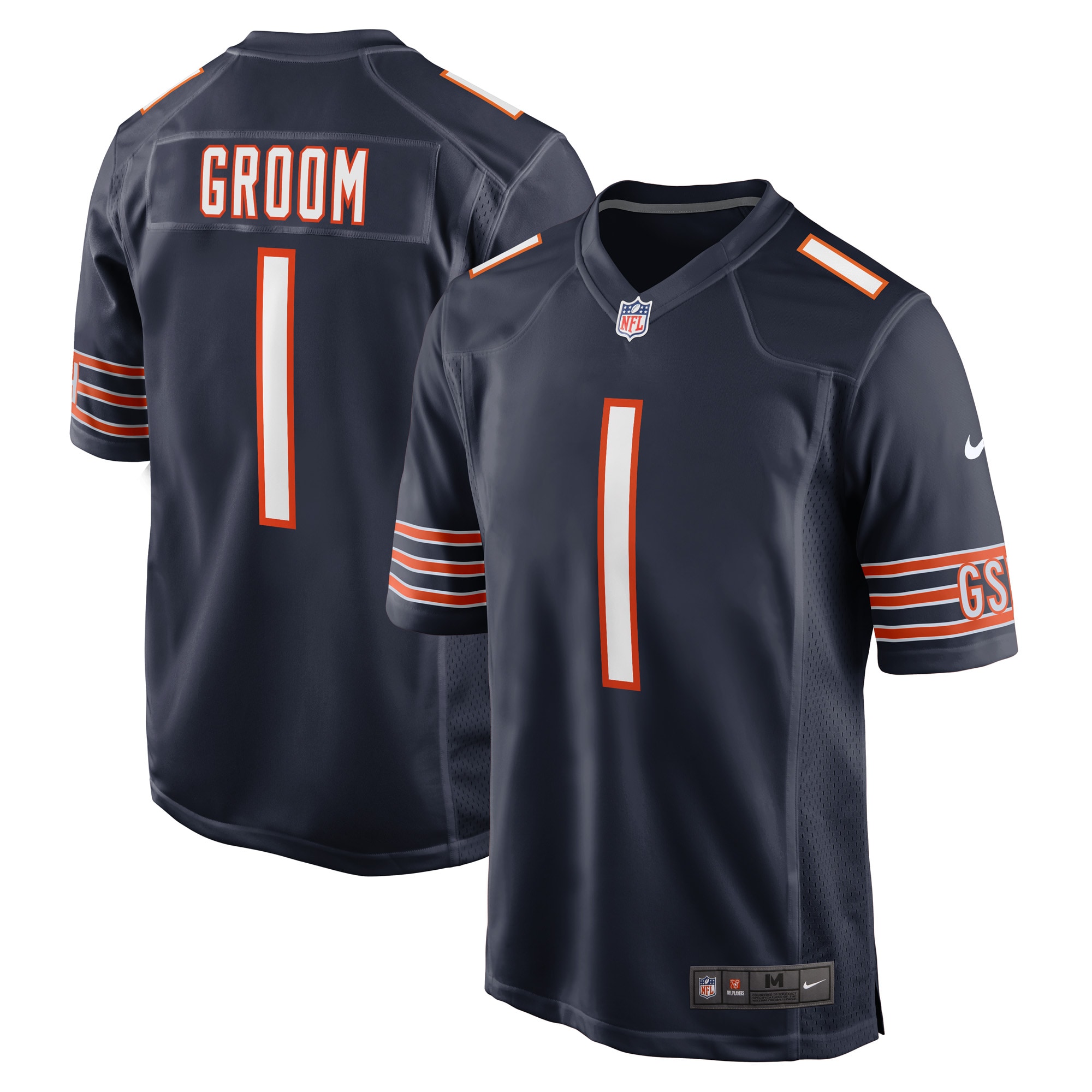 number 1 groom chicago bears nike game jersey navy 6918 tu3j7.jpg