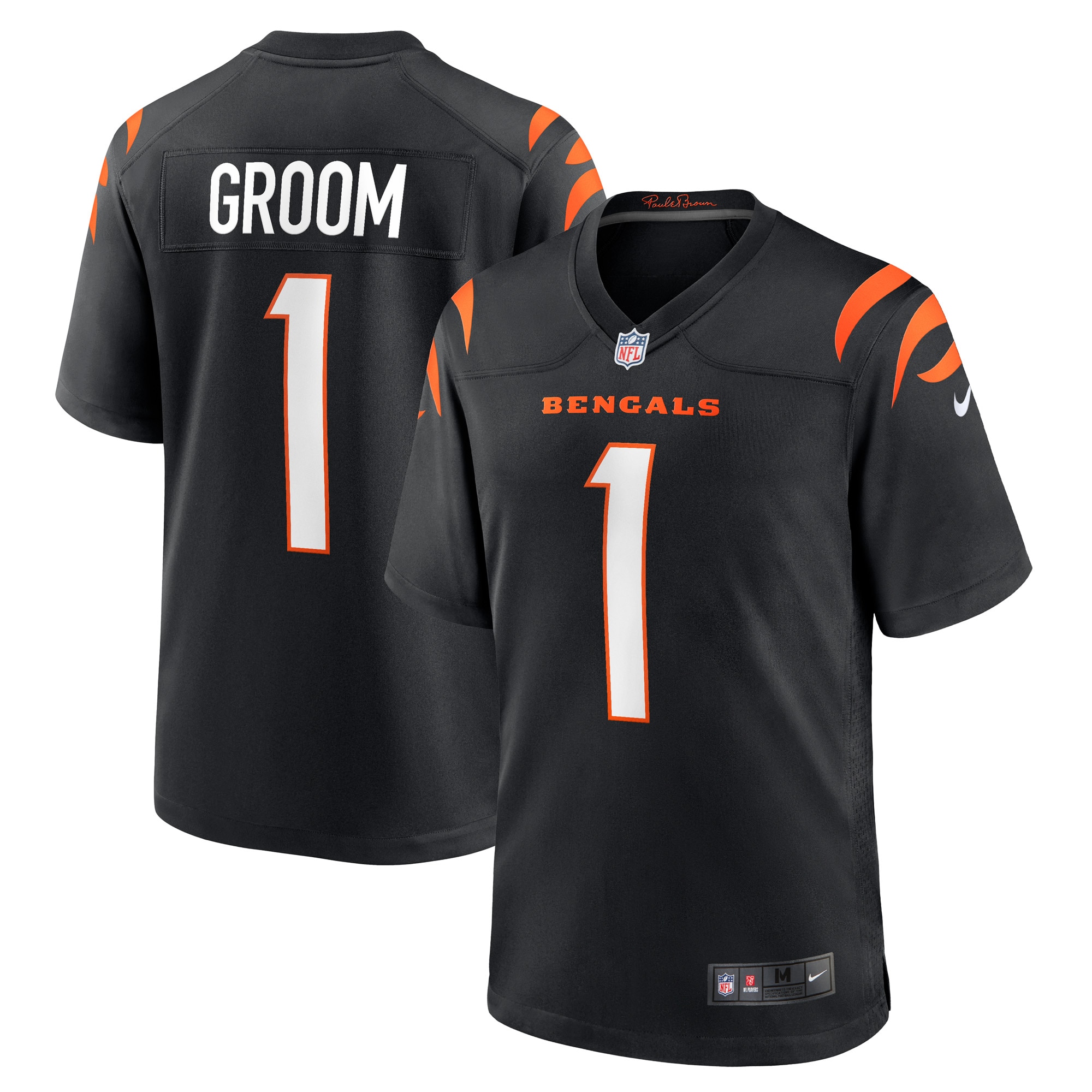 number 1 groom cincinnati bengals nike game jersey black 9546 vtjma.jpg