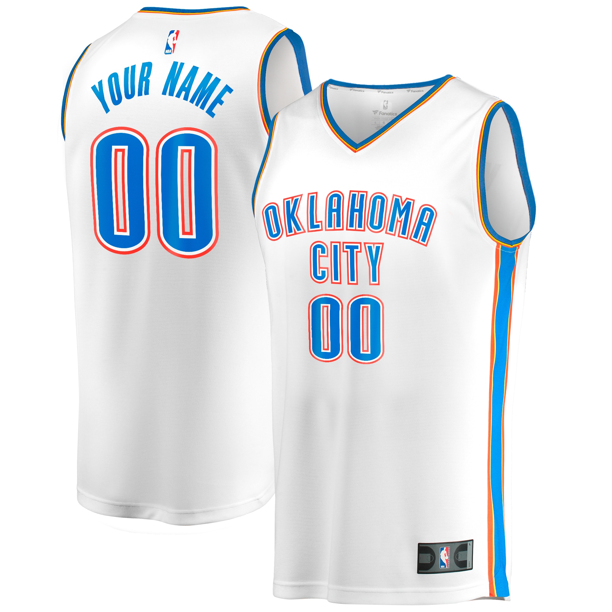 oklahoma city thunder fanatics fast break custom replica jersey white association edition 9503 icj5l.jpg