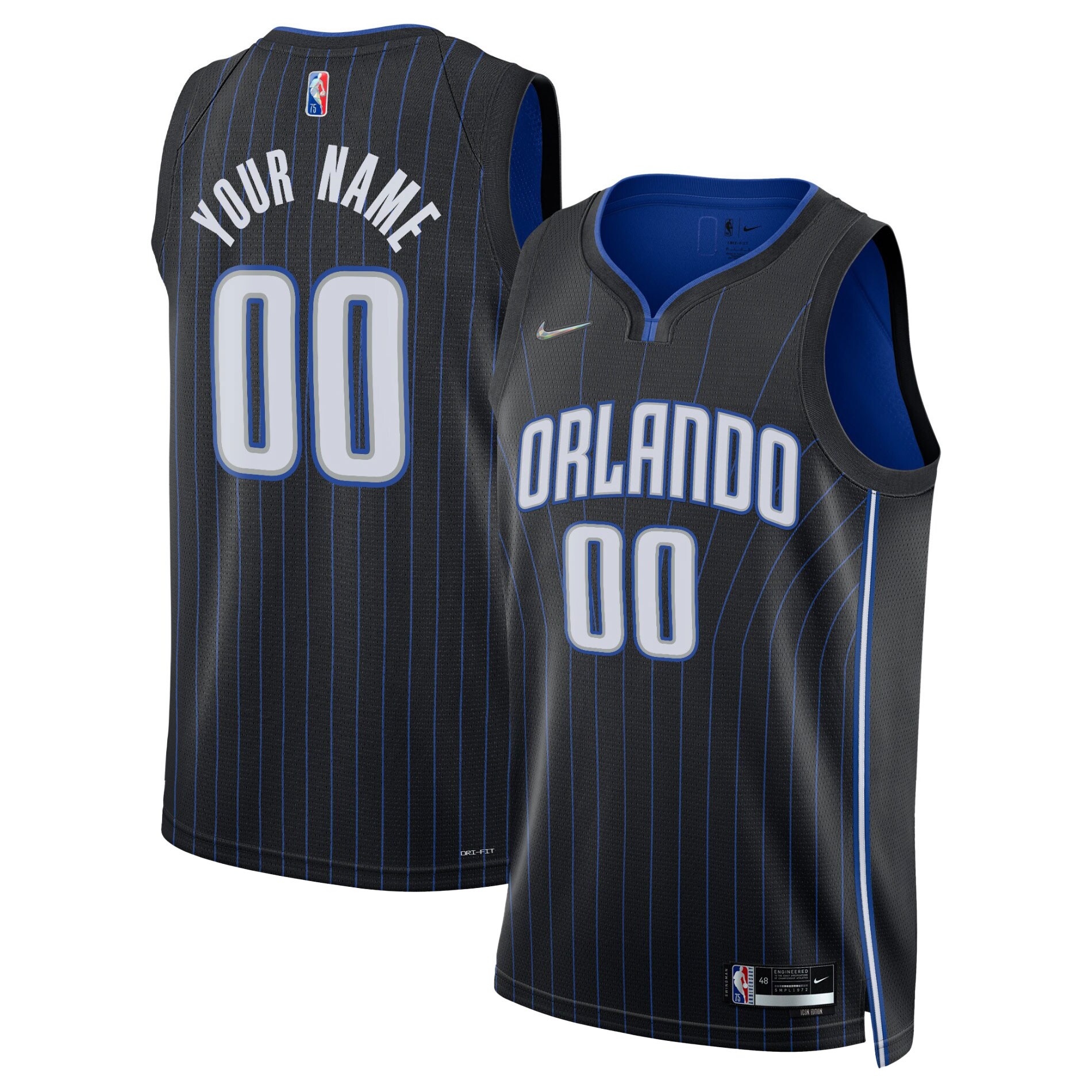 orlando magic nike 202122 diamond swingman custom jersey icon edition black 1165 gfjoh.jpg