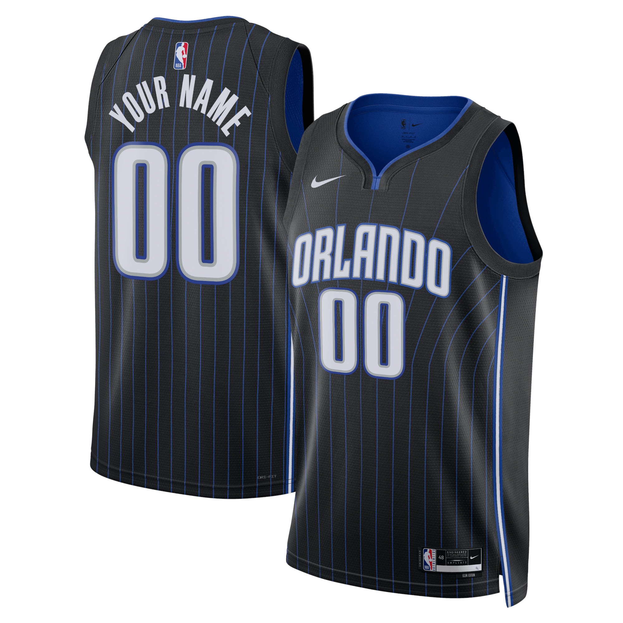 orlando magic nike unisex swingman custom jersey black icon edition 2487 aioxw.jpg