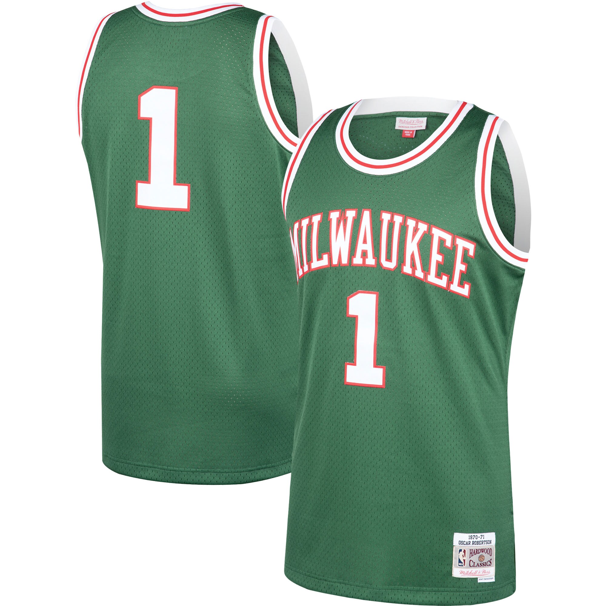 oscar robertson milwaukee bucks mitchell 26amp ness 200102 hardwood classics swingman jersey green 3800 gnmr1.jpg