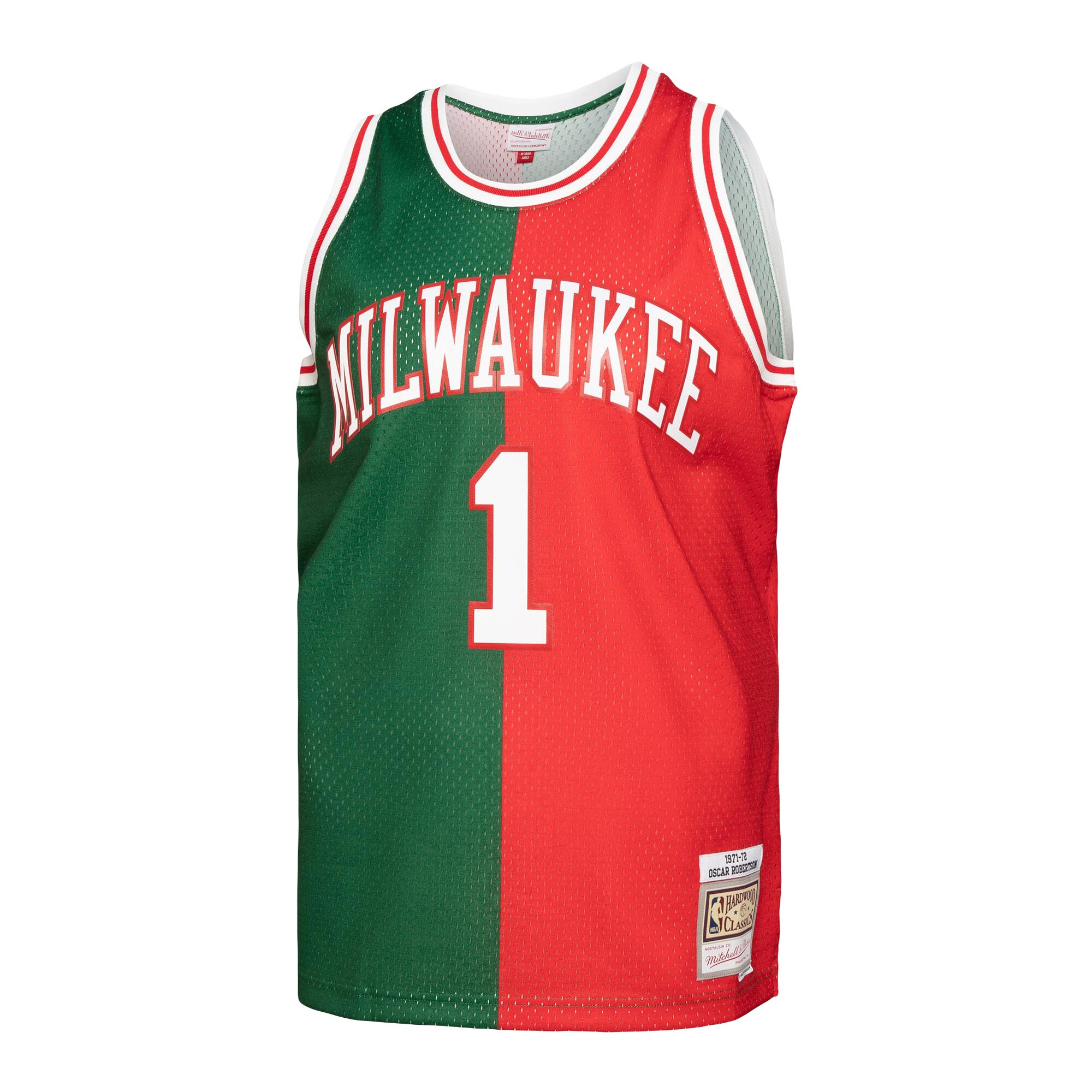 oscar robertson milwaukee bucks mitchell 26amp ness hardwood classics 197172 split swingman jersey greenred 4842 iynyf.jpg