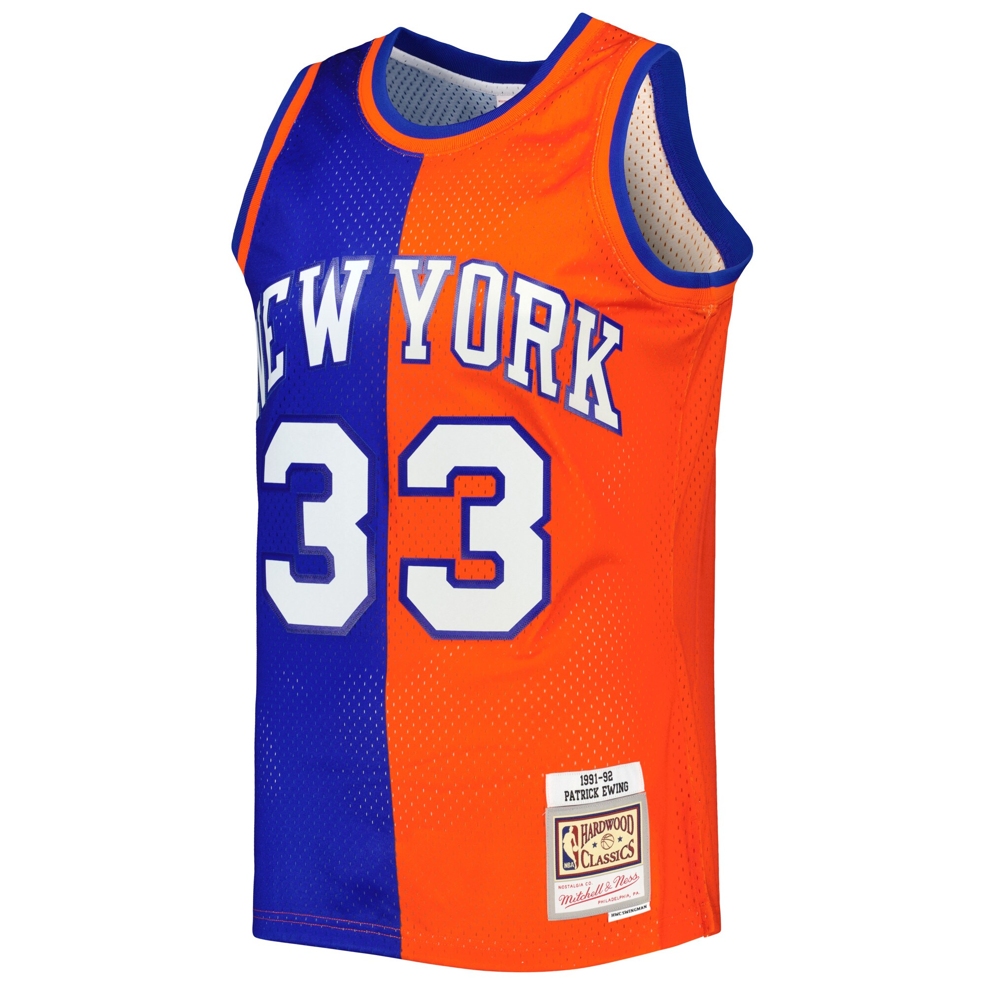 patrick ewing new york knicks mitchell 26amp ness hardwood classics 199192 split swingman jersey blueorange 3014 ola6i.jpg