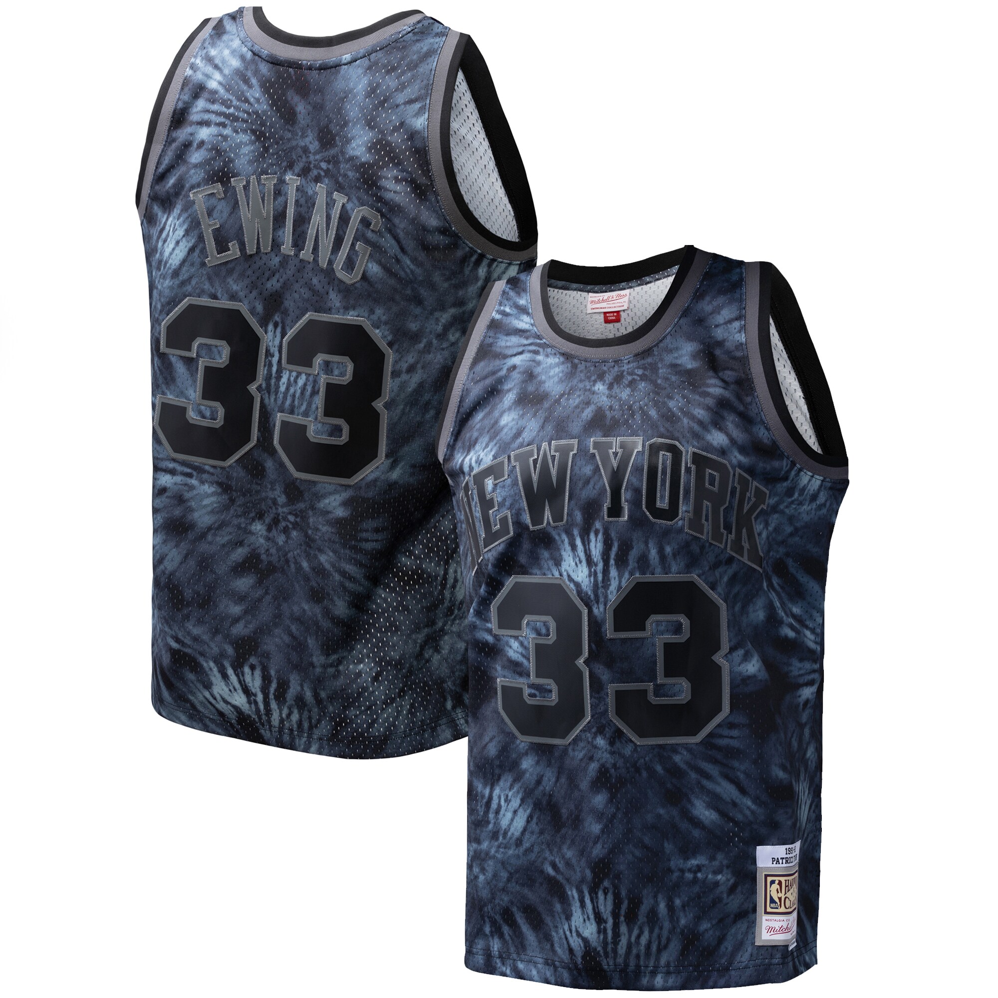 patrick ewing new york knicks mitchell 26amp ness hardwood classics 199192 tie dye swingman jersey black 1459 u9nh1.jpg