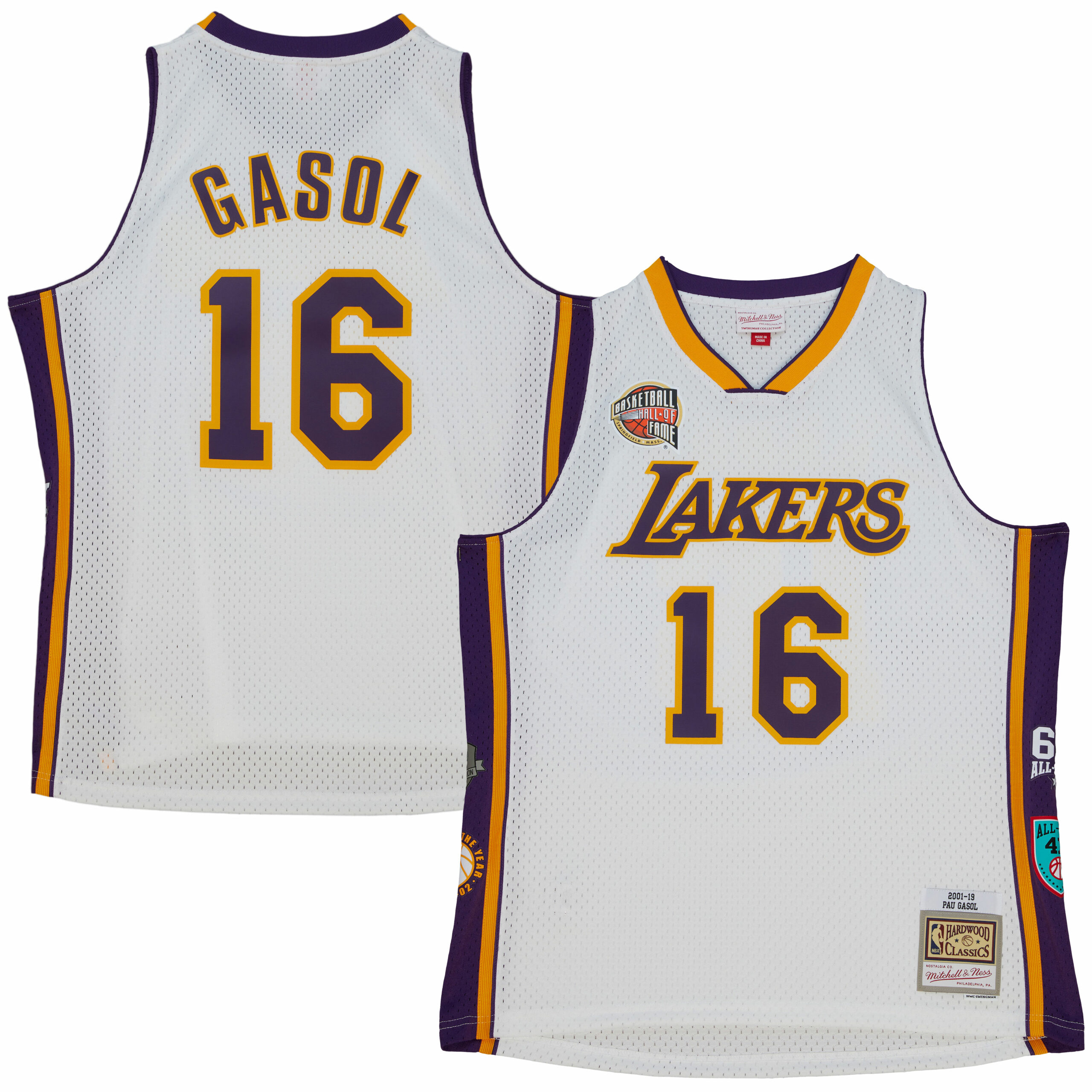 pau gasol los angeles lakers mitchell 26amp ness unisex hall of fame class of 2023 throwback swingman jersey white 5649 nxgpp.jpg