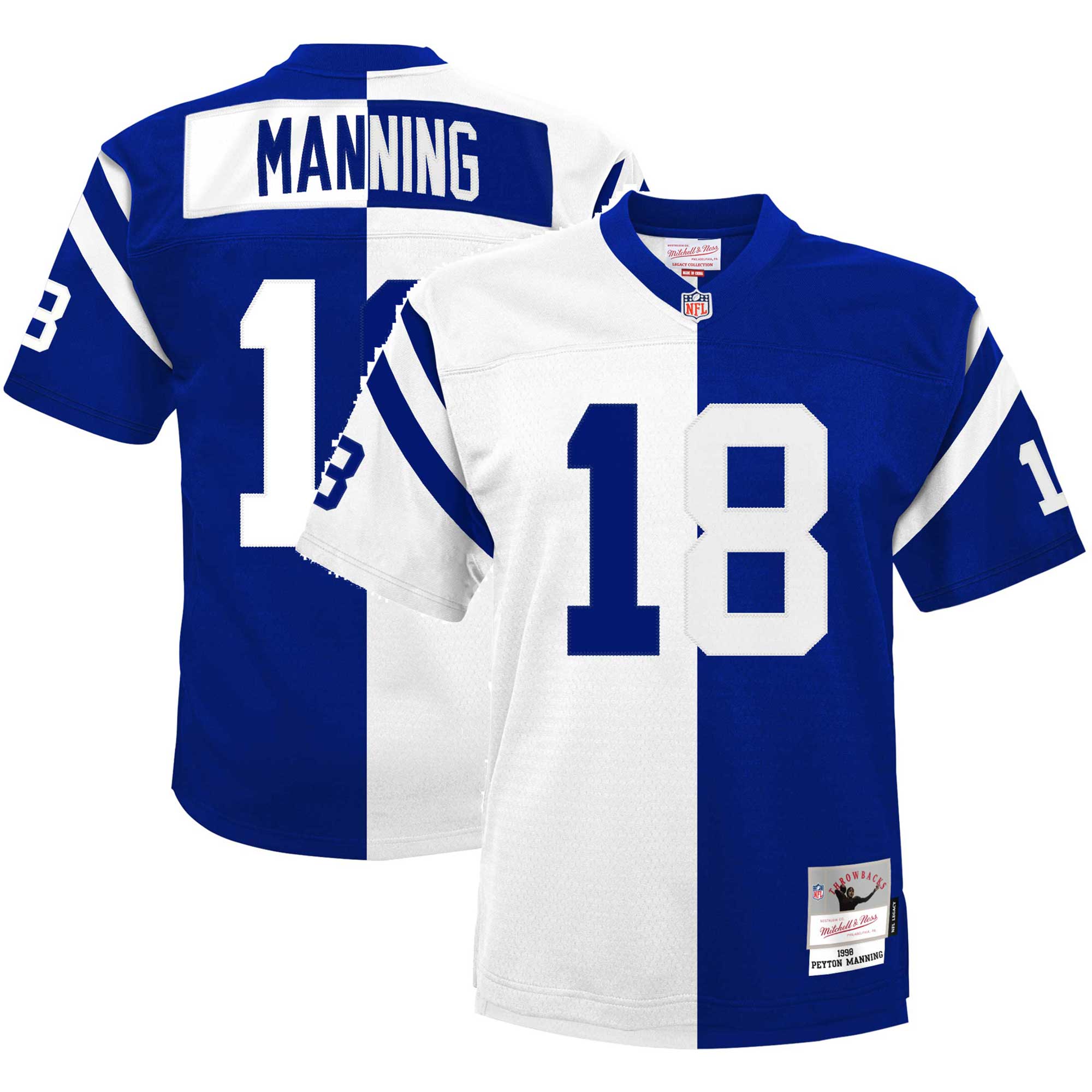 peyton manning indianapolis colts mitchell 26amp ness youth split legacy jersey whiteroyal 6106 breno.jpg