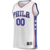 philadelphia 76ers fanatics youth fast break custom replica jersey white association edition 1543 0fspt.jpg