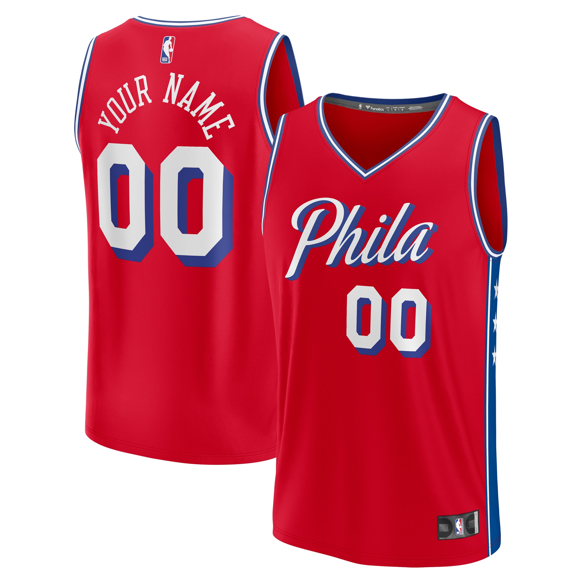philadelphia 76ers fanatics youth fast break replica custom jersey statement edition red 2493 f1gb8.jpg