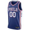 philadelphia 76ers nike swingman custom jersey blue icon edition 2009 t77fl.jpg
