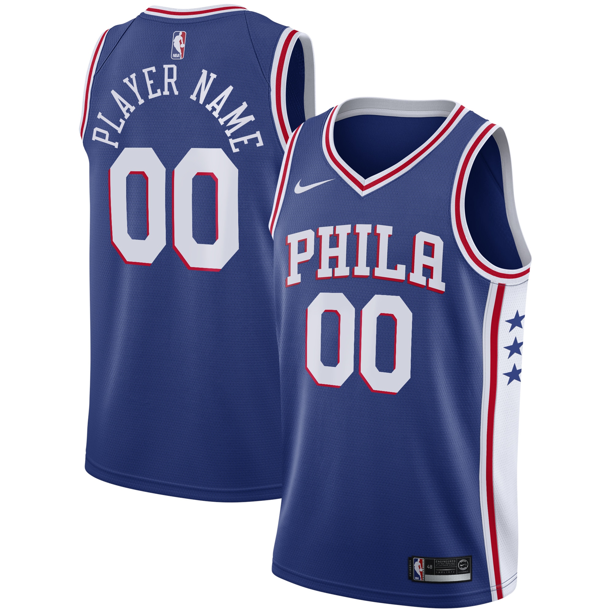 philadelphia 76ers nike swingman custom jersey blue icon edition 6478 ujt1x.jpg