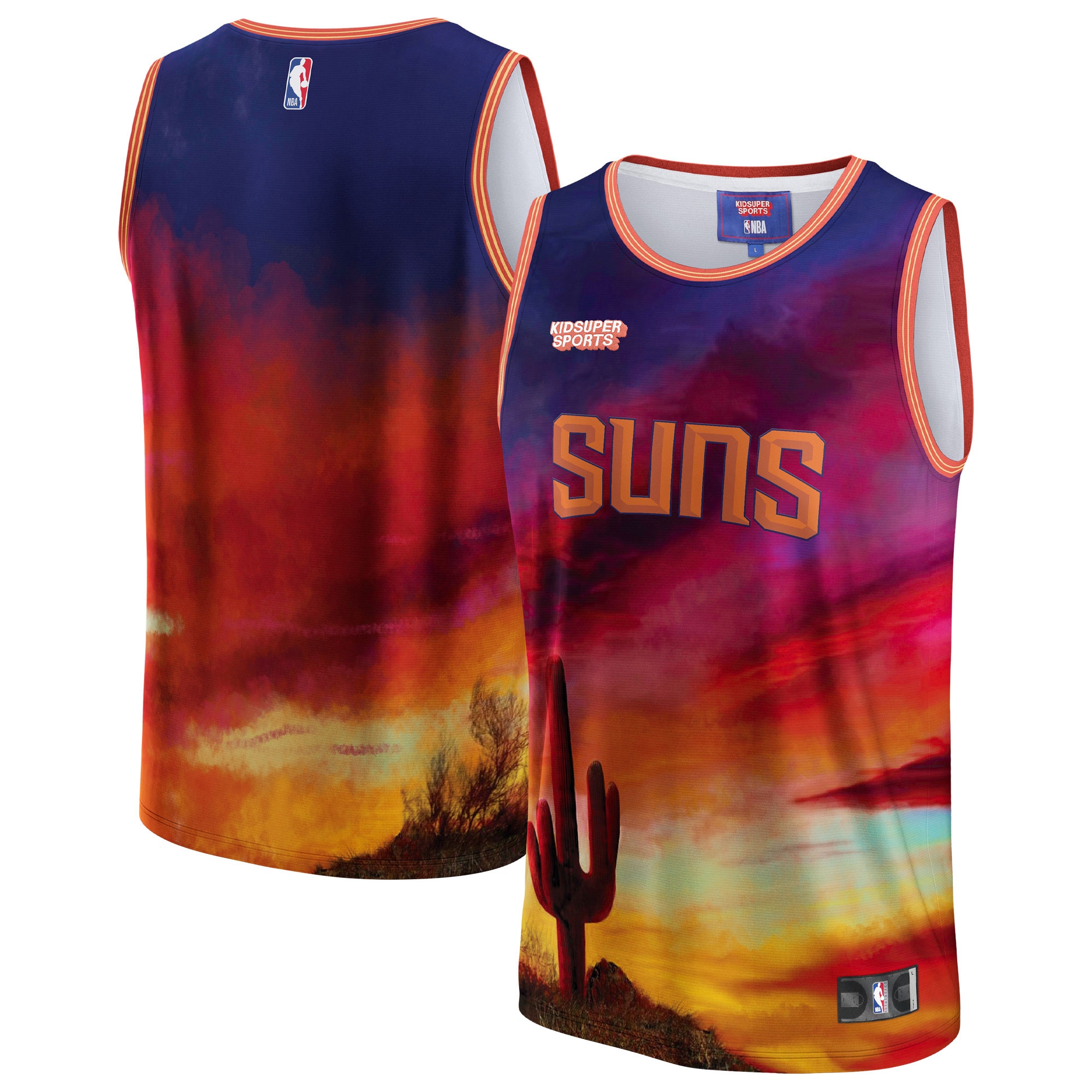 phoenix suns nba 26amp kidsuper studios by fanatics unisex hometown jersey red 9417 kit43.jpg