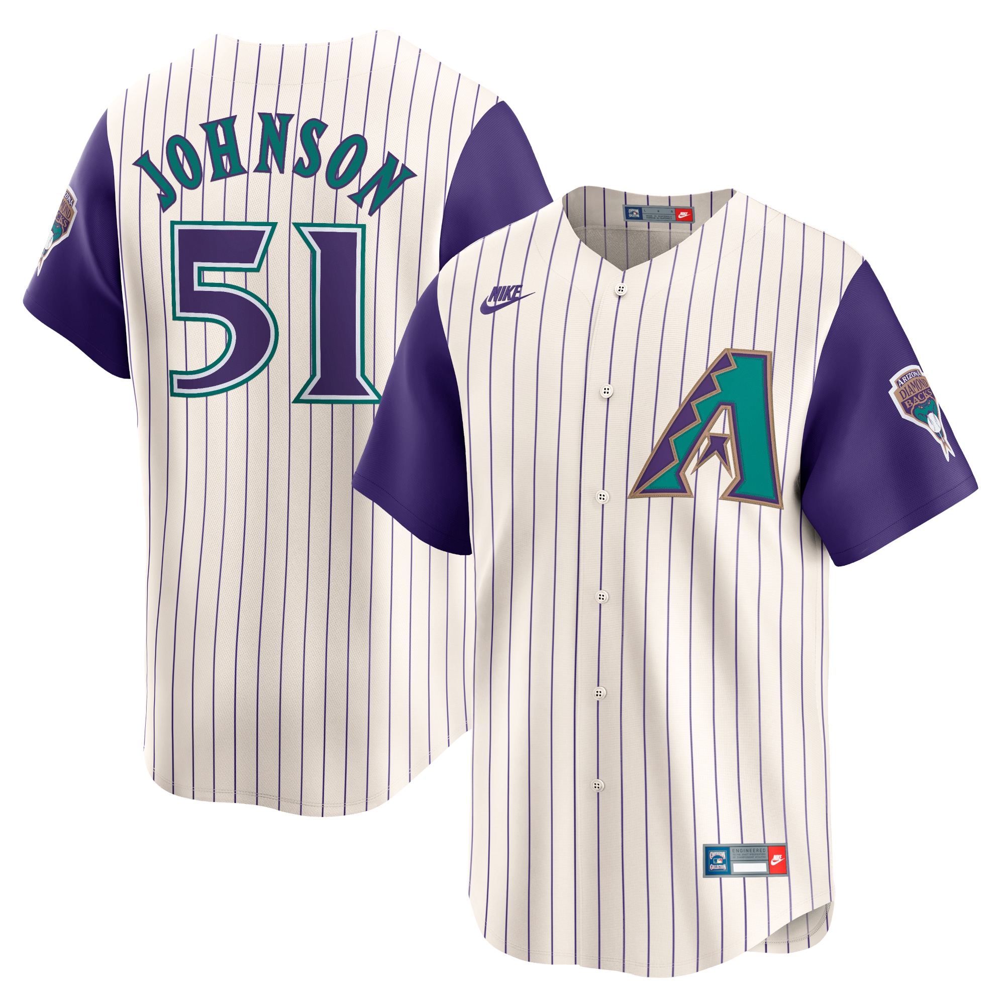 randy johnson arizona diamondbacks nike throwback cooperstown collection limited jersey cream 6318 i3k94.jpg