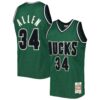 ray allen milwaukee bucks mitchell 26amp ness 200001 hardwood classics off court swingman jersey hunter green 5412 epw4a.jpg