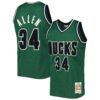 ray allen milwaukee bucks mitchell 26amp ness 200001 hardwood classics off court swingman jersey hunter green 6768 ele08.jpg