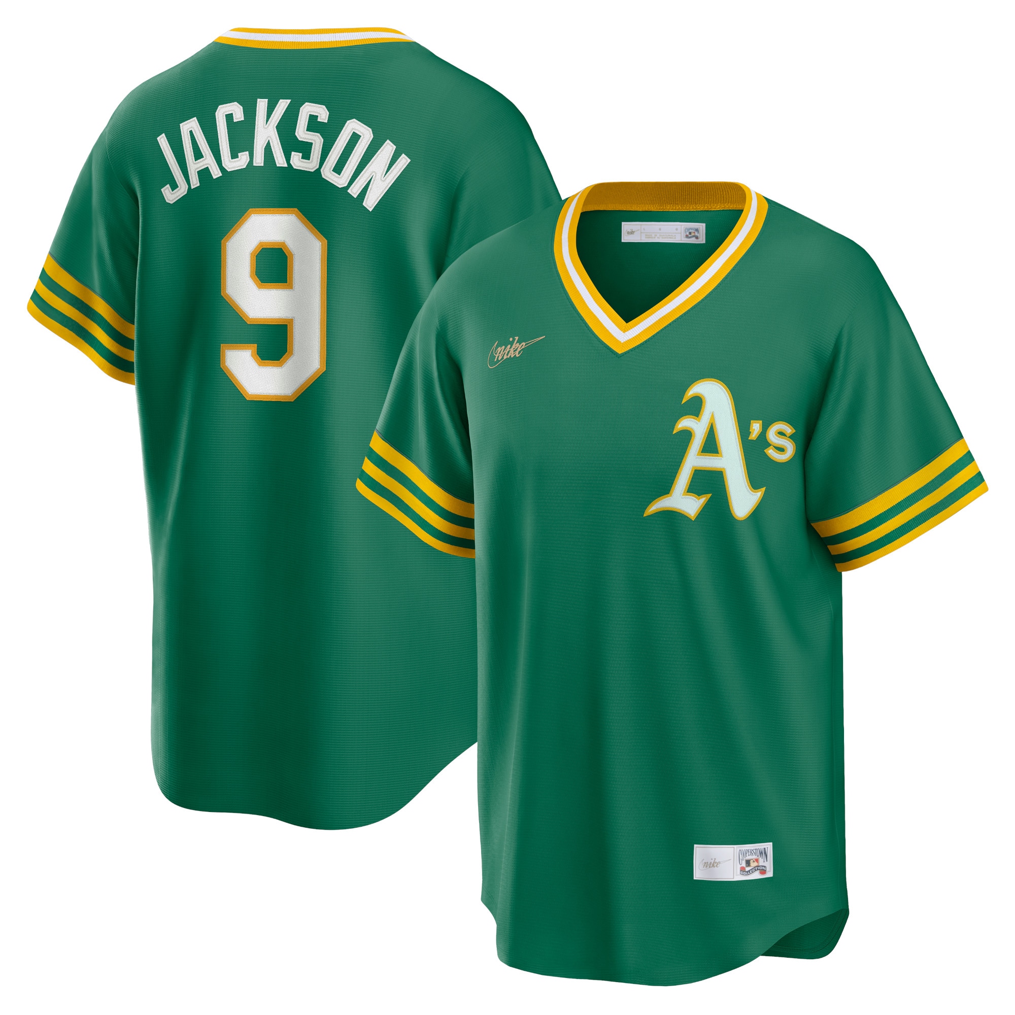 reggie jackson oakland athletics nike road cooperstown collection player jersey kelly green 3053 ciumt.jpg
