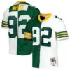 reggie white green bay packers mitchell 26amp ness 1996 split legacy replica jersey greenwhite 7295 jogau.jpg