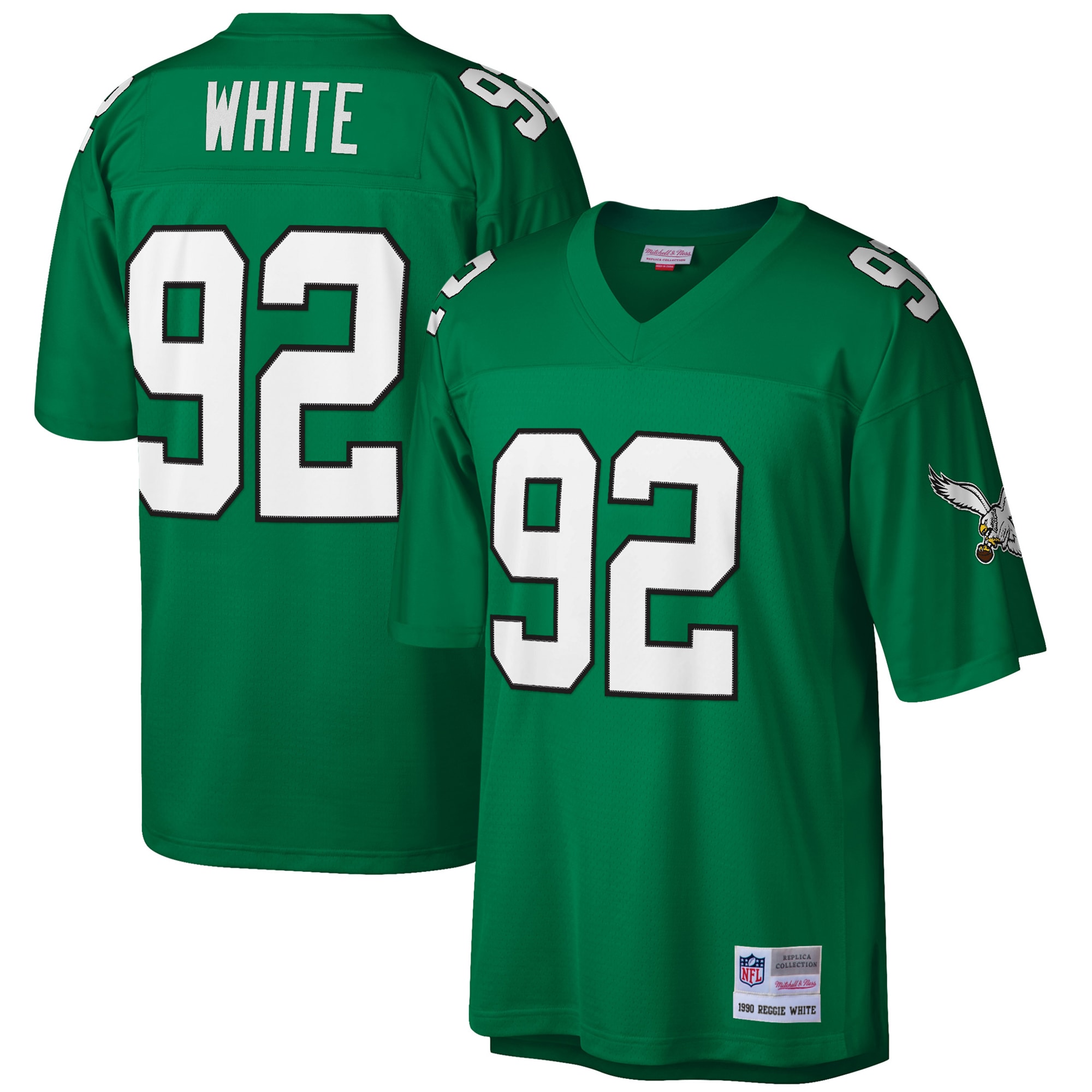 reggie white philadelphia eagles mitchell 26amp ness big 26amp tall 1990 retired player replica jersey kelly green 5290 8a2p0.jpg