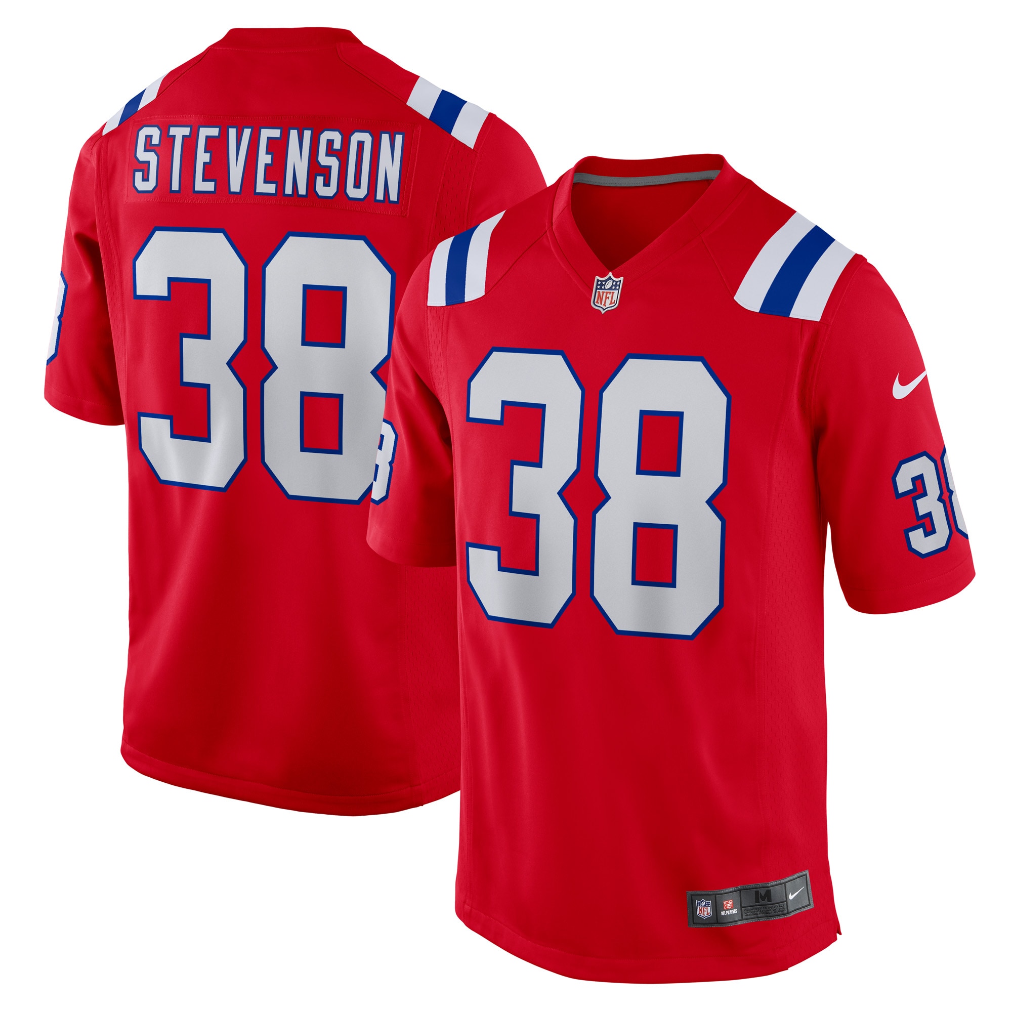 rhamondre stevenson new england patriots nike alternate game player jersey red 9791 50v0e.jpg
