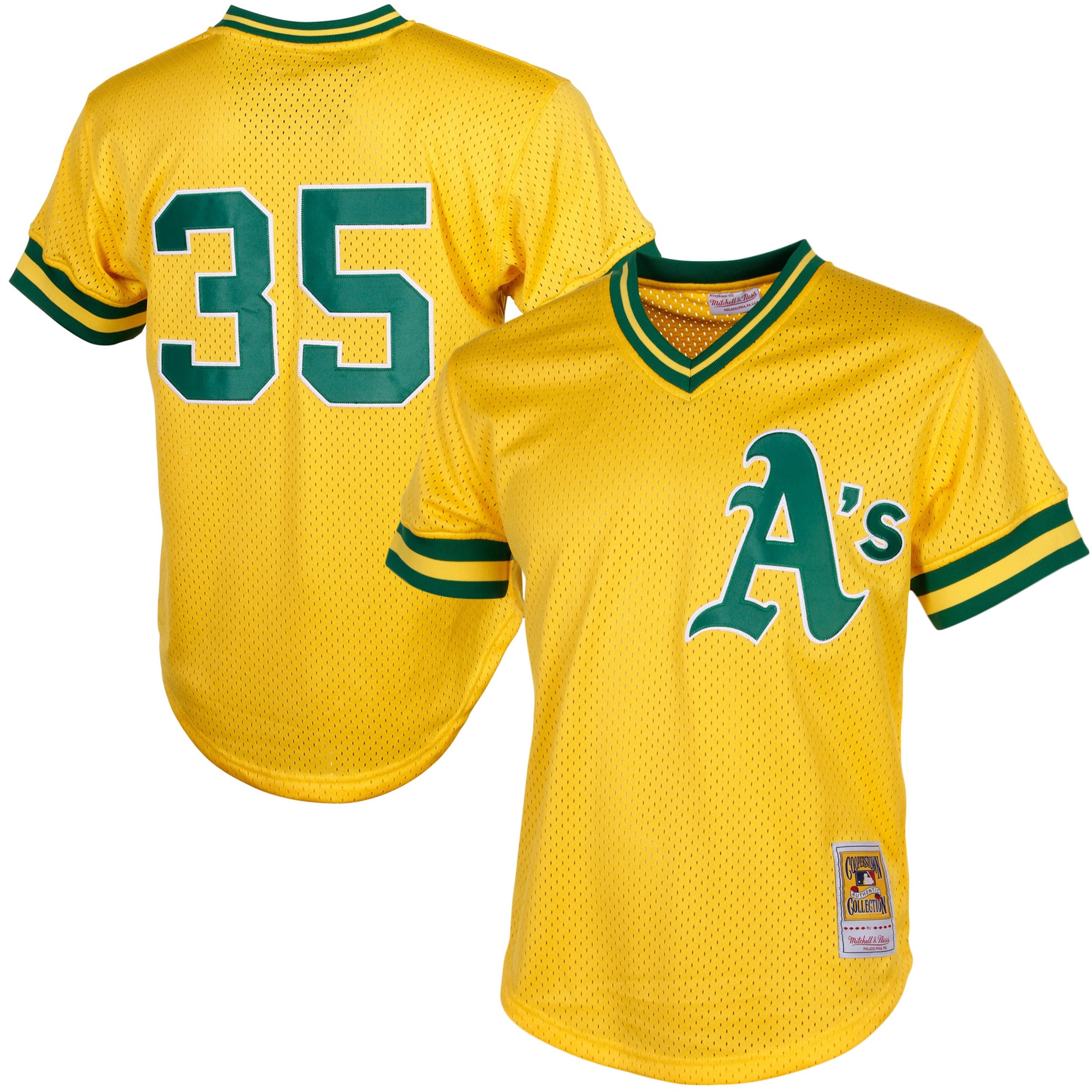 rickey henderson oakland athletics mitchell 26amp ness cooperstown mesh batting practice jersey yellow 9605 tfi1l.jpg