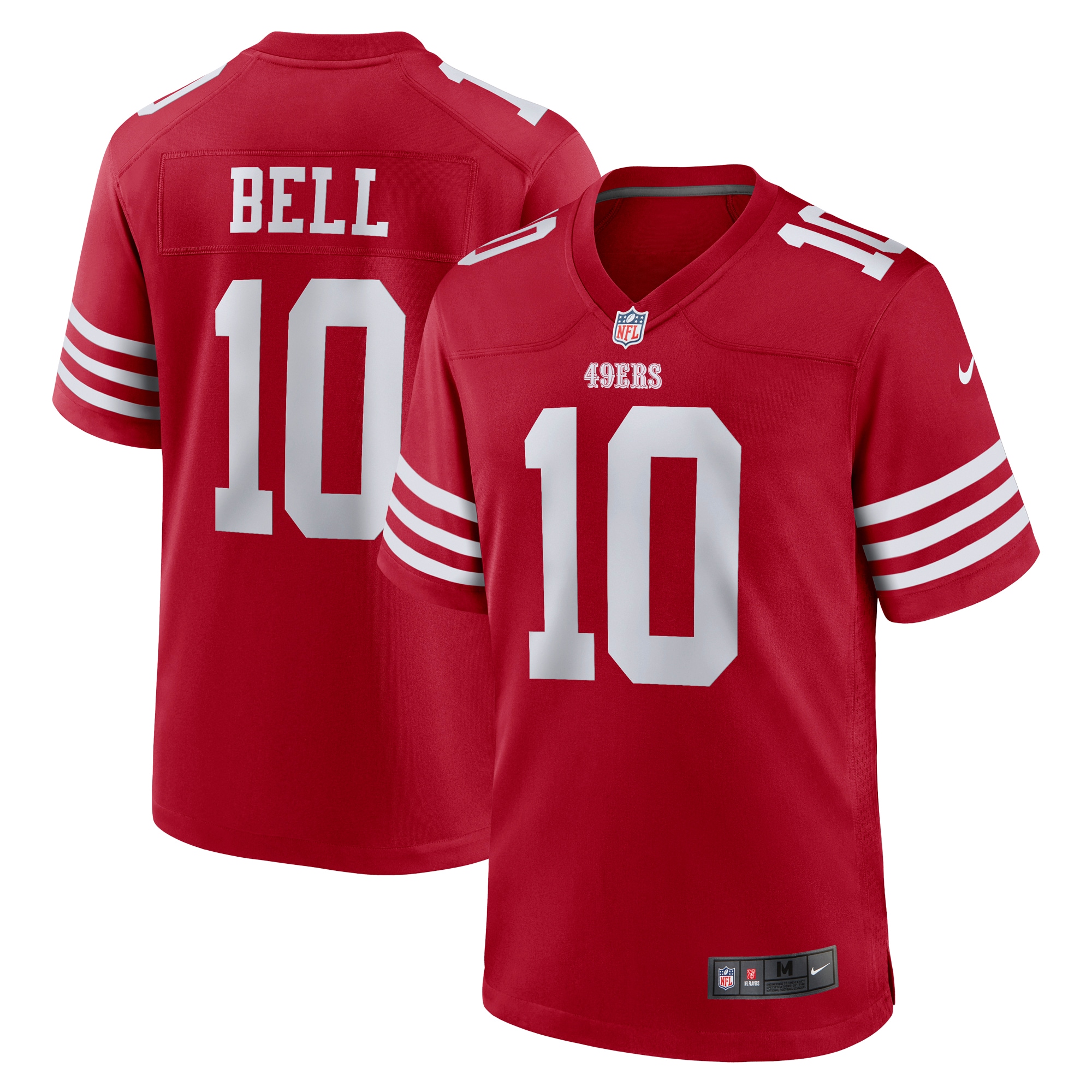 ronnie bell san francisco 49ers nike team game jersey scarlet 2355 obum2.jpg