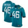ross matiscik jacksonville jaguars nike game jersey teal 2718 dqhxb.jpg