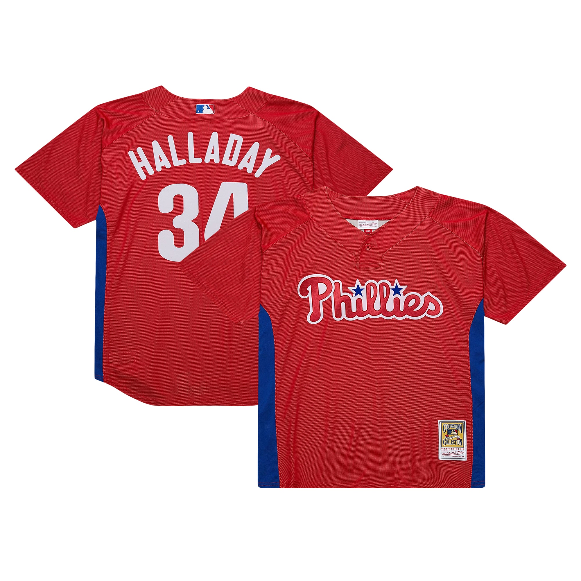 roy halladay philadelphia phillies mitchell 26amp ness cooperstown collection 2010 batting practice jersey red 5607 mjbei.jpg
