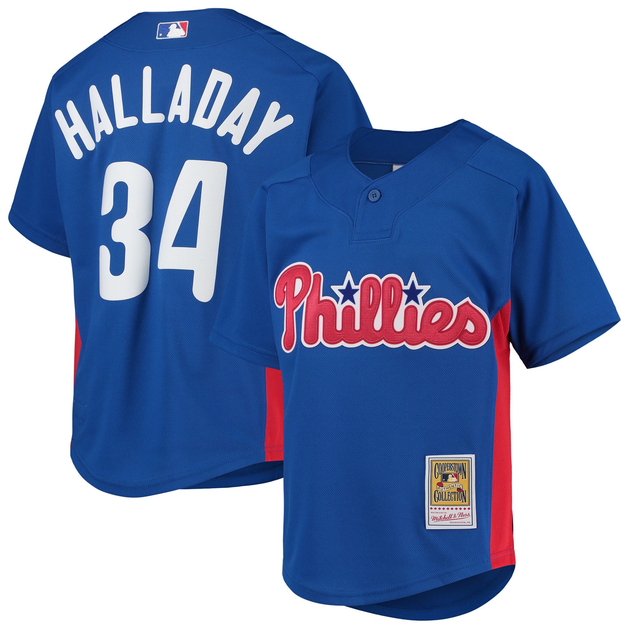 roy halladay philadelphia phillies mitchell 26amp ness youth cooperstown collection mesh batting practice jersey royal 6519 vsz9j.jpg