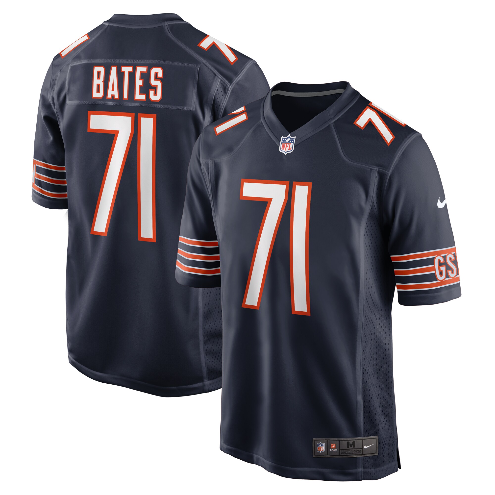 ryan bates chicago bears nike game jersey navy 1247 yif5p.jpg